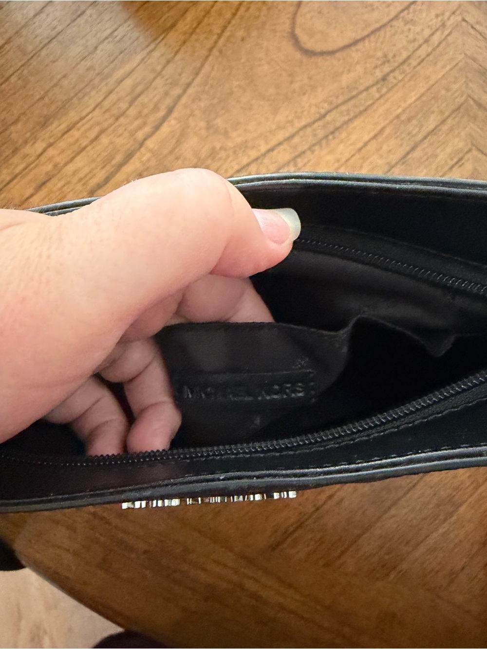 Michael Kors Black Signature MK Signature Crossbody Bag - Picture 5 of 8